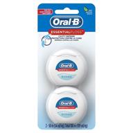 🦷 2-pack oral-b essentialfloss cavity defense dental floss, 50 m - enhance your oral health logo