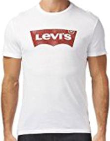 img 1 attached to Levis Batwing T Shirt Heather Large Men's Clothing and T-Shirts & Tanks