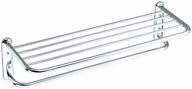 🧼 moen 18-inch towel bar with shelf, chrome - donner commercial 5207-181ch logo