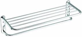 img 4 attached to 🧼 Moen 18-Inch Towel Bar with Shelf, Chrome - Donner Commercial 5207-181CH