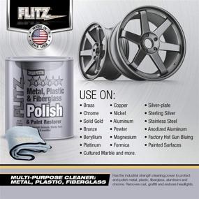 img 3 attached to 🔷 Ultimate Shine and Protection: Flitz CA 03588 Blue Metal, Plastic and Fiberglass Polish Paste - 1 Gallon Can