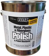🔷 ultimate shine and protection: flitz ca 03588 blue metal, plastic and fiberglass polish paste - 1 gallon can logo