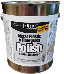 img 4 attached to 🔷 Ultimate Shine and Protection: Flitz CA 03588 Blue Metal, Plastic and Fiberglass Polish Paste - 1 Gallon Can