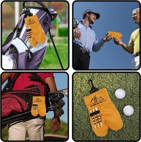 img 1 attached to 2021 Golf Ball Storage Bag Holder with 3 Tees - Hilarious Gag Gift that Will Bring Laughter! Perfect Golf Accessory Storage Solution. Great Stocking Stuffers for Men, Dads, Golf Enthusiasts and Golfers.