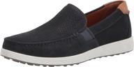 stylish ecco summer driving loafers: men's perforated shoes for a comfortable ride logo