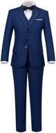 addneo boys formal suits set: the perfect complete outfit for kids logo