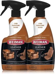 img 4 attached to 🛋️ Weiman Leather Cleaner and Conditioner - Non-Toxic Formula for Couches, Chairs, Purses, Wallets, Shoes, Boots, Saddles, Belts, Jackets, Car Seats
