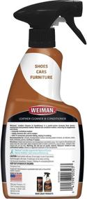 img 3 attached to 🛋️ Weiman Leather Cleaner and Conditioner - Non-Toxic Formula for Couches, Chairs, Purses, Wallets, Shoes, Boots, Saddles, Belts, Jackets, Car Seats