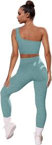 img 3 attached to 👖 OYS Workout Seamless Leggings: Stylish Women's Clothing for Jumpsuits, Rompers & Overalls