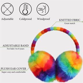 img 1 attached to Cozy and Chic: Flammi Kids Winter Earmuffs - Trendy Ear Warmers for Boys and Girls (Ages 2-8)