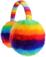 cozy and chic: flammi kids winter earmuffs - trendy ear warmers for boys and girls (ages 2-8) logo