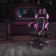 💜 black/purple x40 racing chairs by flash furniture logo