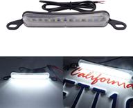 🔆 livtee xenon white license plate lights: brilliantly bright led lamp for enhanced visibility logo