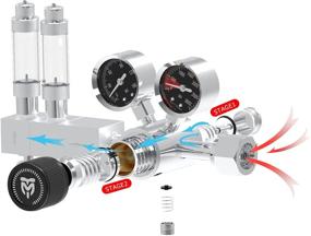 img 3 attached to 🐠 Enhance Your Aquarium's CO2 Control with MagTool Dual Stage Regulator: Adjustable Pressure, DC Solenoid, and Expendable Manifold