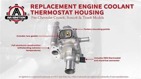 img 1 attached to 🌡️ Coolant Thermostat Housing Assembly Sensors: Complete Solution for Optimal Engine Temperature Regulation