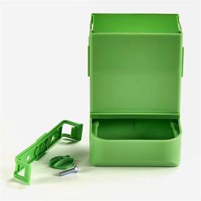 img 3 attached to Convenient and Versatile: Kaytee Gravity Bin Feeder with Bracket (Assorted Colors)
