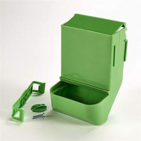 img 2 attached to Convenient and Versatile: Kaytee Gravity Bin Feeder with Bracket (Assorted Colors)