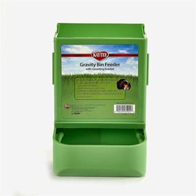 img 4 attached to Convenient and Versatile: Kaytee Gravity Bin Feeder with Bracket (Assorted Colors)