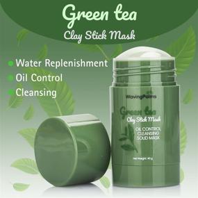 img 2 attached to 🍵 Green Tea Clay Stick Mask: Deep Cleansing Pores & Blackheads, Purifying and Refreshing Facial Mask Stick