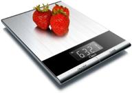 🍽️ ozeri ultra thin stainless steel digital kitchen food scale - elevating your culinary experience with professional precision logo