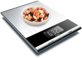 img 2 attached to 🍽️ Ozeri Ultra Thin Stainless Steel Digital Kitchen Food Scale - Elevating Your Culinary Experience with Professional Precision