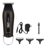 💈 revolutionary 3d barber clipper trimmer: cordless, precise detailing & shaving, pro li trimmer (black) logo