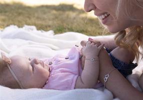 img 2 attached to Sterling Silver Mom and Me Double Heart Bracelet - Available as a Set or Individually - Enhanced for SEO