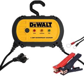 img 1 attached to Зарядное устройство/сохранитель заряда DEWALT Waterproof DXAEWPC4 - 4 Ампера, 12 Вольт, полностью автоматическое с клеммами для кабеля.