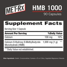 img 3 attached to 💪 MET-Rx HMB 1000: The Ultimate Diet Supplement Capsules for Optimal Fitness, 90 Count