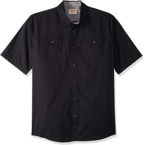 img 2 attached to 👕 Wrangler Authentics X Large Classic Short Sleeve Shirt: Timeless Style and Comfort