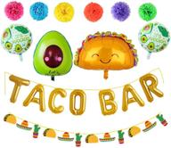 🌮 taco fiesta party decorations: creative balloons, banners, and garlands for mexican-themed celebrations, birthdays, showers, and engagements logo