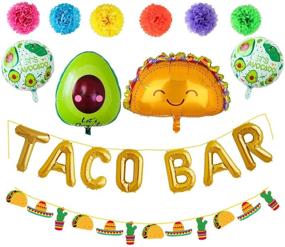 img 4 attached to 🌮 Taco Fiesta Party Decorations: Creative Balloons, Banners, and Garlands for Mexican-themed Celebrations, Birthdays, Showers, and Engagements