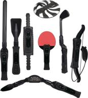 enhance your wii sports resort experience with the cta digital 8-in-1 sports pack (black) logo