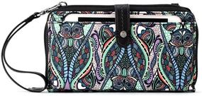 img 4 attached to 👜 Sakroots Eco-Twill Large Smartphone Crossbody: The Perfect Blend of Fashion and Functionality