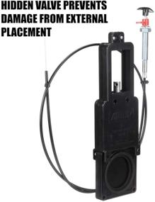 img 3 attached to 🚻 Valterra-TC372 Flexible Cable Kit: 3" Valve, Mess-Free Waste Valve for RV's, Campers, Trailers (Black)