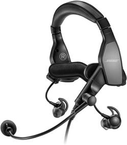 img 2 attached to Bose Proflight Series 2 Aviation Headset - Non-Bluetooth, Dual Plug Cable, Black