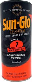 img 1 attached to Enhance Your Shuffleboard Experience with Sun-Glo Speed 7: Bowler Shuffle Alley Wax - 16 oz. Can