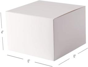 img 1 attached to Подарочная коробка: идеальное предложение для подружек невесты, подарок на день рождения и Рождество, фурнитура для упаковки (белая)