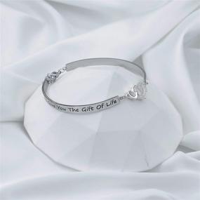 img 2 attached to 💍 Stepdaughter Bracelet: Memorable Wedding Gift for Daughter in Law - Cherishing the Gift Life Gave Me: You!