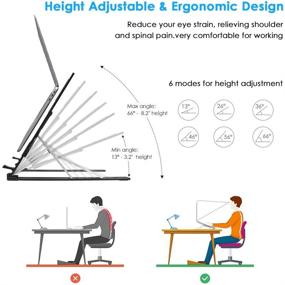 img 2 attached to Adjustable Foldable Computer Portable Compatible