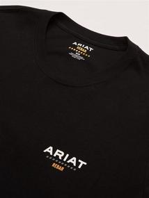 img 3 attached to 👕 Ariat Rebar Cottonstrong Heather Sleeve Men's Clothing for T-Shirts & Tanks