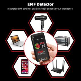 img 2 attached to BSIDE Rechargeable Digital Multimeter: Color LCD, 9999 Counts, EMF Detection, Resistance, Frequency, Diode Tester with Protective Case