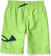 🩳 black under armour boys' swim trunks - boys' clothing for swimming logo