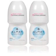 🧴 almay sensitive skin roll-on anti-perspirant & deodorant - pack of 2, 1.7 oz logo