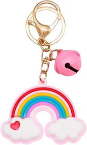 img 4 attached to 🌈 Colorful Rainbow Keychain: Stylish Accessories for Friends