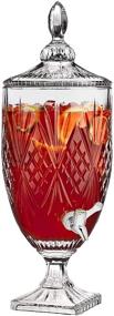 img 2 attached to 🍹 Godinger Dublin Crystal Beverage Dispenser: Elegant and Efficient Drink Dispensing Solution