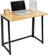 🖥️ foldable small computer desk - easy assembly folding table for convenient use logo