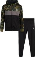 👕 rbx boys jogger set sweatshirt - active boys' clothing for optimal performance logo