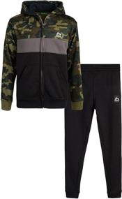 img 4 attached to 👕 RBX Boys Jogger Set Sweatshirt - Active Boys' Clothing for Optimal Performance