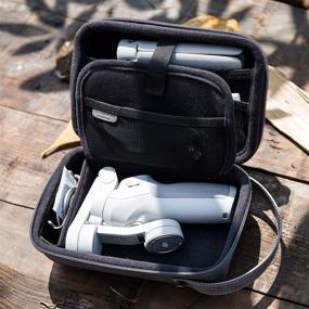 img 2 attached to Чехол VCUTECH Pocket 2 для DJI Pocket 2 OM5/OM4 Osmo Mobile 4/Mobile 3, чехол для активного камкордера GoPro, съемные перегородки, защита от ударов, легкий и компактный чехол для путешествий для мужчин и женщин.